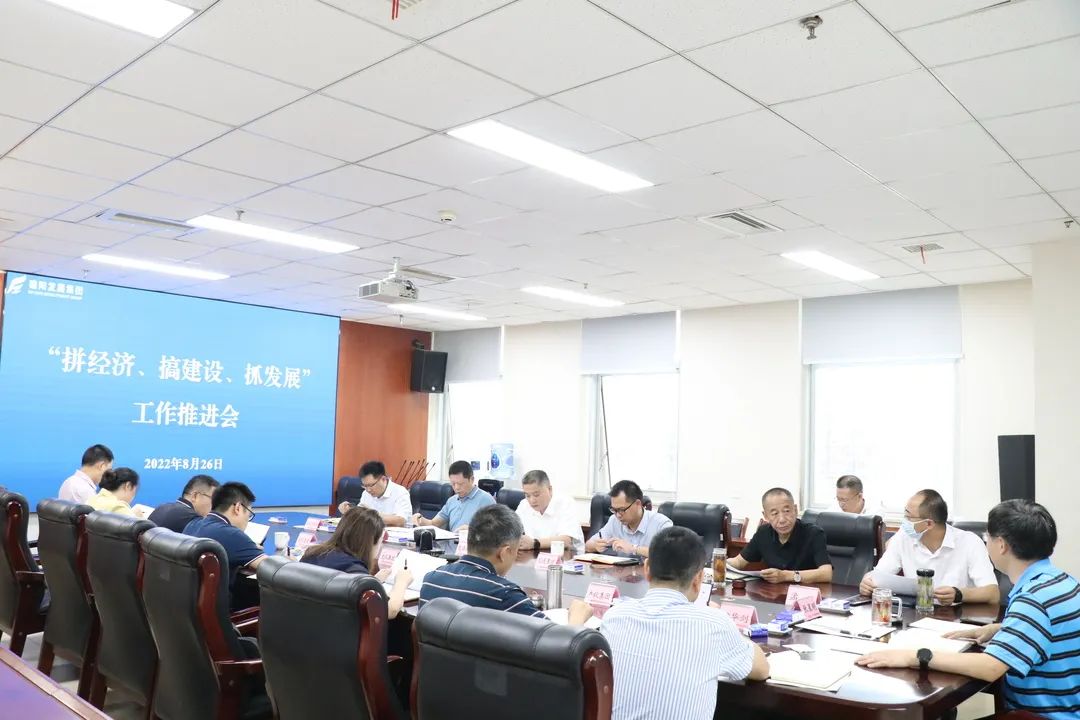 【拼經濟 搞建設 抓發展】集團公司組織召開“拼經濟、搞建設、抓發展”工作推進會